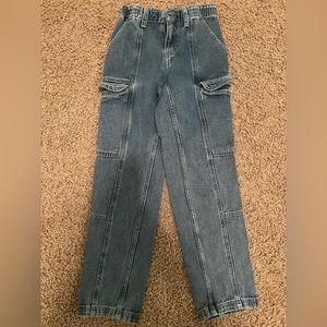 PacSun Cargo Taper Jeans Women’s Size Extra Small.